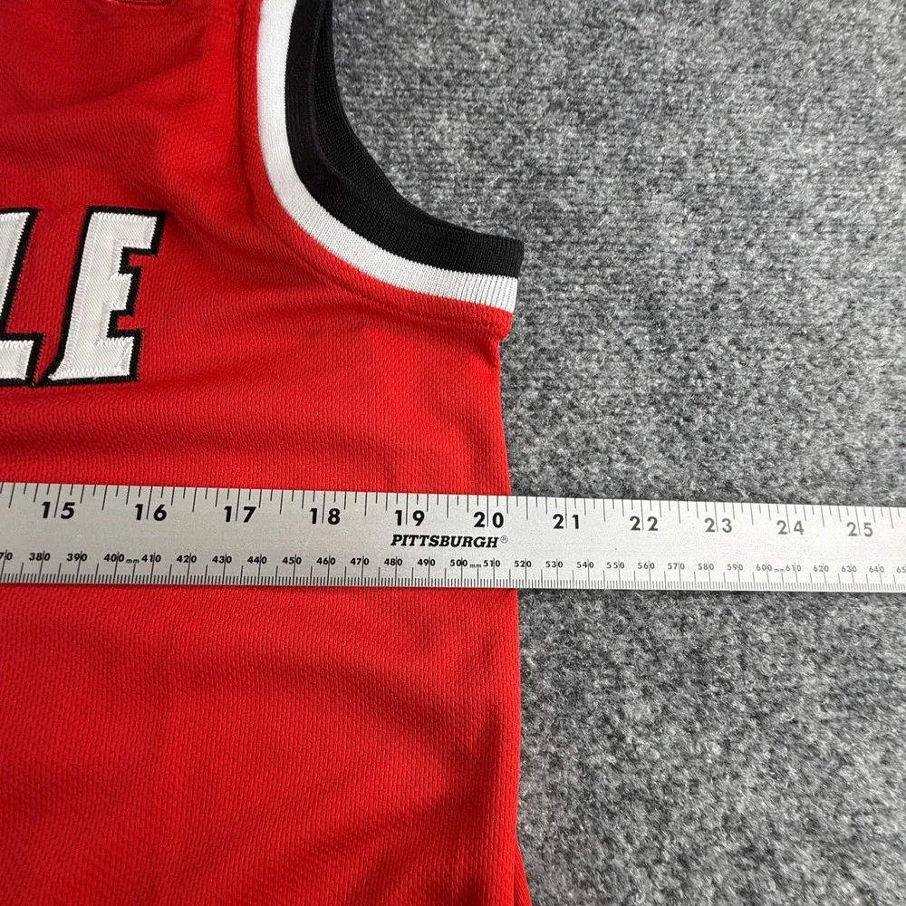 Adidas Louisville Cardinals Donovan Mitchell 45 Basketball Jersey Red Mens Small